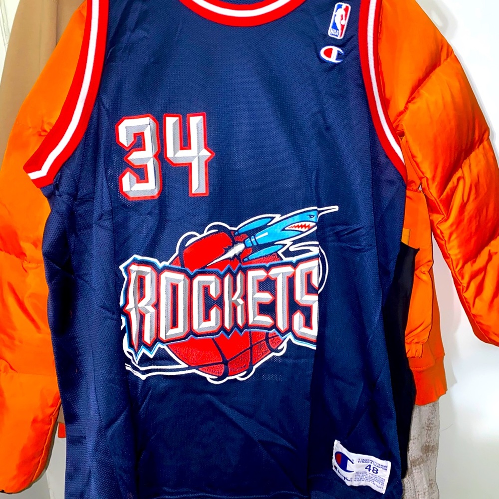Houston Rockets Hakeem Olajuwon Champion Jersey